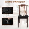 WUSOUPU Leather Seat Covers for Dining Chairs Waterproof Chair Seat