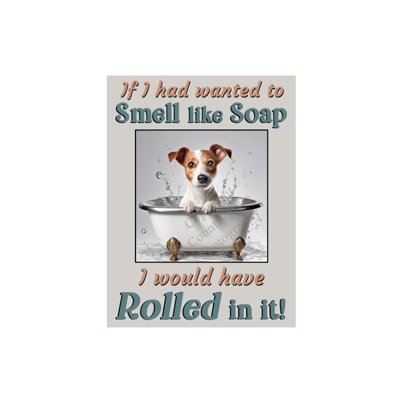 Jack Russell Terrier pet dog funny flexible fridge magnet