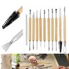 AIMALL 11x Carvers Clay Sculpting Carving Pottery Tools Polymer Modelling