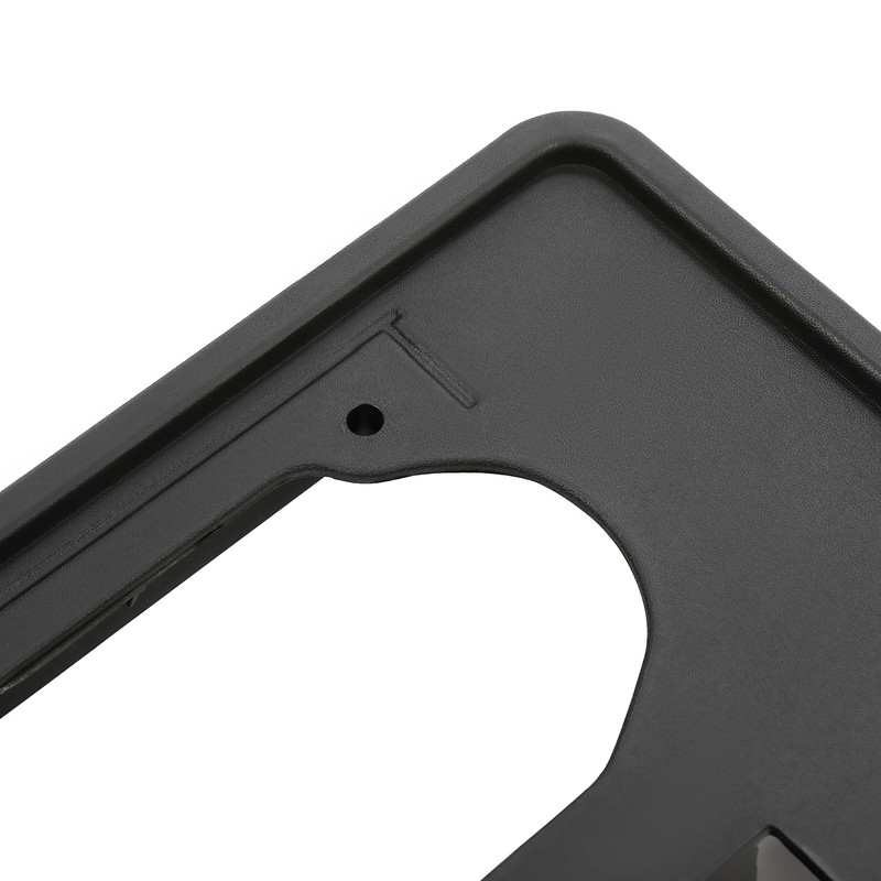 ECOTRIC Front Bumper Guards Pads + License Plate Frame Compatible