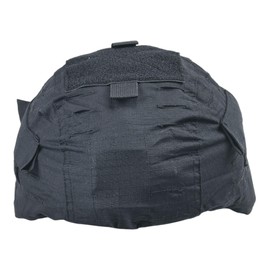 HANSTRONG GEAR Tactical Airsoft Military MICH 2000 Ver2 Helmet Cover with Back Pouch Black