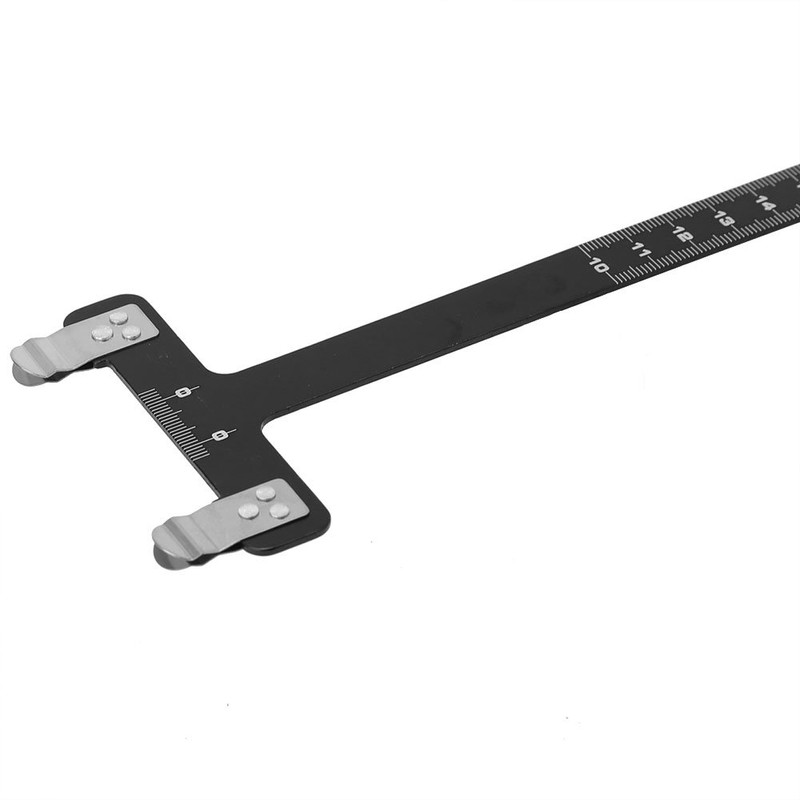GLOGLOW Outdoor Archery Stainless Steel T Ruler for Compound &
