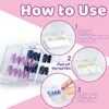 JynJyn 14Pcs Press On Nail Storage Boxes with Holder, 2.95”