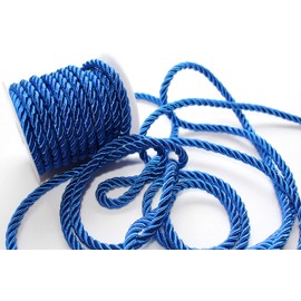CaPiSo Cord 10 m x 6 mm Twist Cord Decorative Cord Navy Blue (Dark Blue)