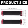 Bike Handle Grips with Wrench, Non-Slip Rubber Bicycle Handlebar Grips