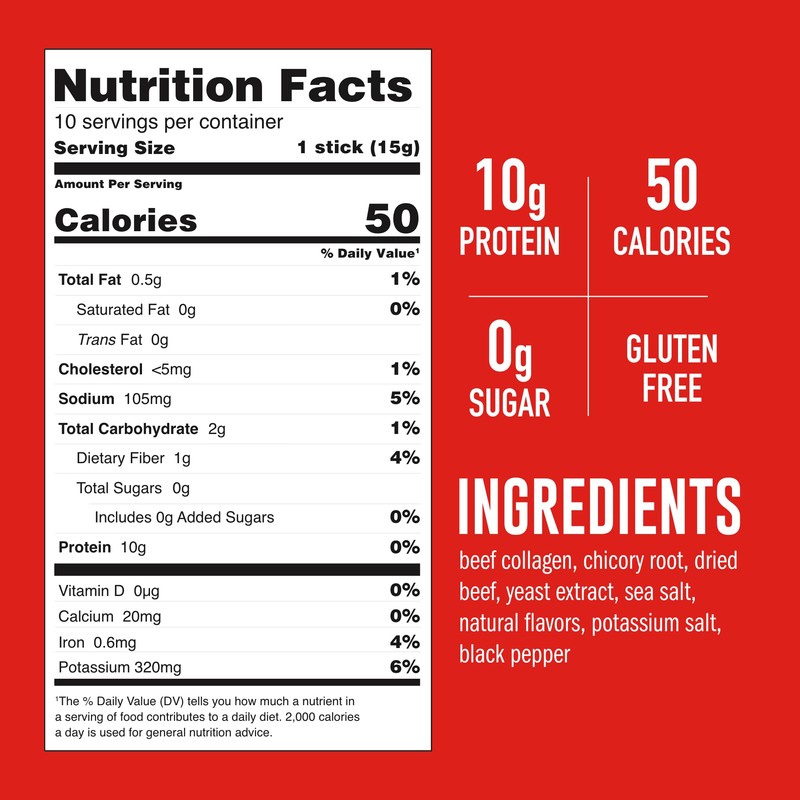 LonoLife Low Sodium Beef Bone Broth Powder Mix | Grass-Fed,