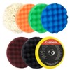 CASOMAN 7-Inch Buffing and Polishing Pad Kit, 7 Pieces 7"