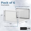 Minmallife Crystal Clear Container - 6 Pack Shoe Boxes Clear