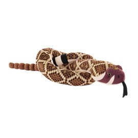 Wild Republic Snakes Eco Western Diamondback, Stuffed Animal, 54 Inches, Plush Toy, Fill is Spun Recycled Water Bottles, Eco Friendly