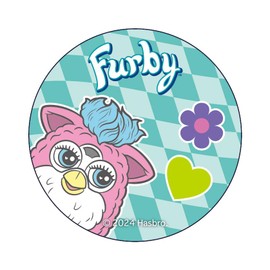 Furby Magikaru Department Store Tin Badge 3