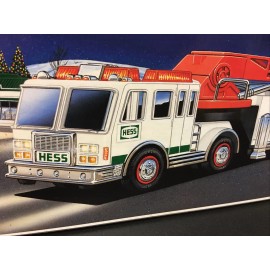 New Collectible 2000 Hess Fire Truck Mint in Box Battery Operated Lights & Sound