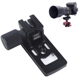 CNC Precisely Machined Metal Replacement Base Foot Stand Adapter for Nikon AF-S 70-200mm f/2.8E FL ED VR Lens Tripod Mount -Bottom is Camera Quick Release Plate Feature