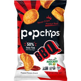 POPCHIPS, Potato Chip, Bbq, Pack of 12, Size 5 OZ, (Gluten Free)