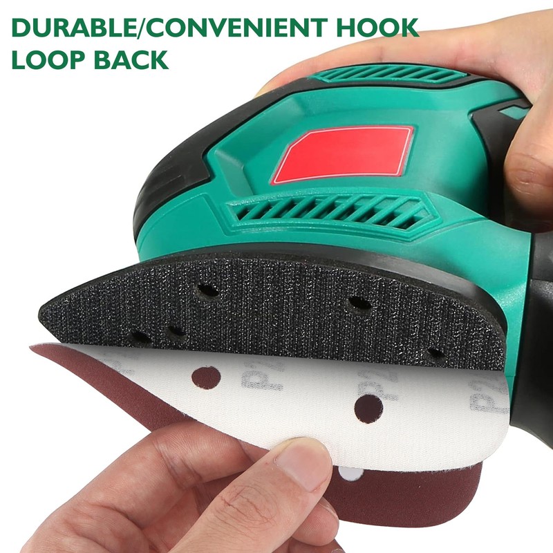 60PCS Mouse Sanding Pads, Mouse Sander Pads P60 Grits,Multi Tool