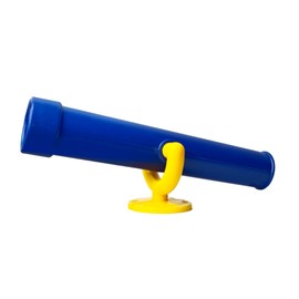 OTITU Binocular/Telescopic Play Tower, Playhouse Accessories, Binoculars Plastic, Telescopic Telescope for Play Towers, Climbing Tower, Children's Toy, Garden, Blue - Yellow