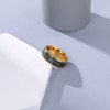 Adreamz Tungsten Ring 8mm Computer Circuit Pattern Ring Black Gold