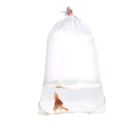 ALFA Fishery Bags Round Corners Bottom Leak Proof Clear Plastic Fish Bags Size 7 Inches Wide for Marine & Tropical Fish Transport 2 mil. (7" x 16" / 100 Pack)