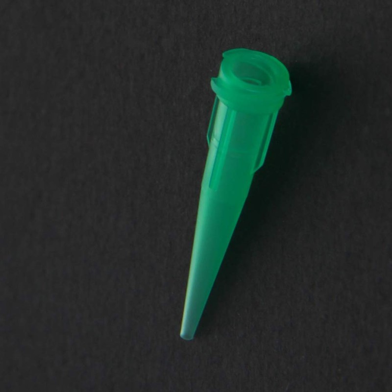 Auniwaig 100PCS Industrial Blunt Tip 18ga Green Tapered Dispensing Fill