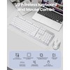 SEUNKWANG EWEADN V3 Wireless Keyboard and Mouse with Single Backlit,
