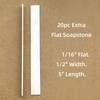 VASTOOLS Thin Soapstone Holder Set Pack of 23pcs,Flat Thin 1/16,