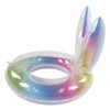 Swimming Ring Sparkling Sequins Rainbow Gradient Wings Swimming Ring Summer