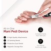 PediLux Pro Professional Manicure Pedicure Kit, Cordless Electric Nail File