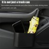 Tulsondai - Bote de basura para coche con tapa, impermeable,