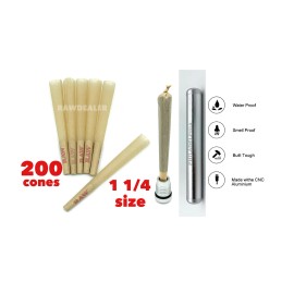 Classic RAW Classic 1 1/4 Size Cone(200PK)+al