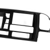 GH Black 2 Din Dash Bezel Trim Cover Harness Kit