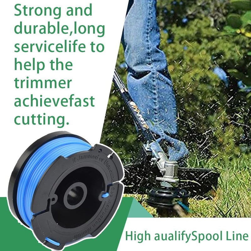 Eimuweip 4 PCS Spool Line for Black and Decker Reflex