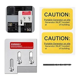 Generator Interlock Kit (SD200A) Compatible with Square D QO or Homeline 150 or 200 amp Panels. 1 3/8 inches Spacing Between Main and Generator Breaker, Professional and Interlock Kit