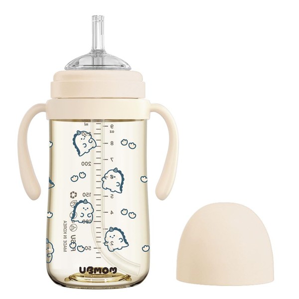 UBMOM No-spill, Backflow prevention Sippy Cup with Straw, PPSU Learner