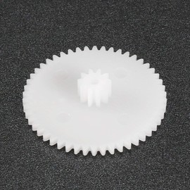sourcingmap 50pcs Plastic Gears 50 Teeth Model 50102A Reduction Gear Plastic Worm Gears for RC Car Robot Motor