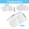 HexinYigjly 40 Set Double Compartment Snack Pots with Compartments, 130ml