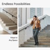 Modern Aluminum Handrail Complete DIY Kit – Matte Black with