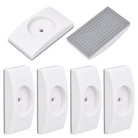 Pinsheng Pack of 4 Wall Protection for Door Gate, Safety Wall Protection Pads, Elephant Feet, Stair Gate, Wall Protection Pads, Wall Saver, No Drilling, Wall Protection for Baby Stair Gates and Door