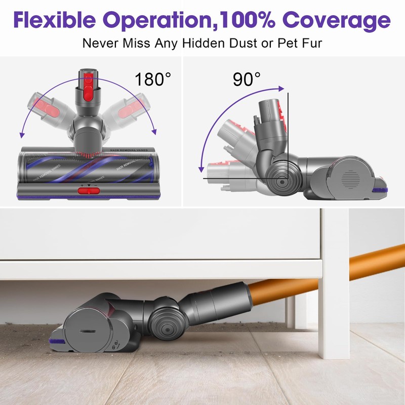 V11 High Torque Brush Head Replacement Compatible with Dyson V7