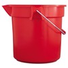 ラバーメイド(Rubbermaid)BRUTEバケツ (L) 13.2Lレッド FG261400RED