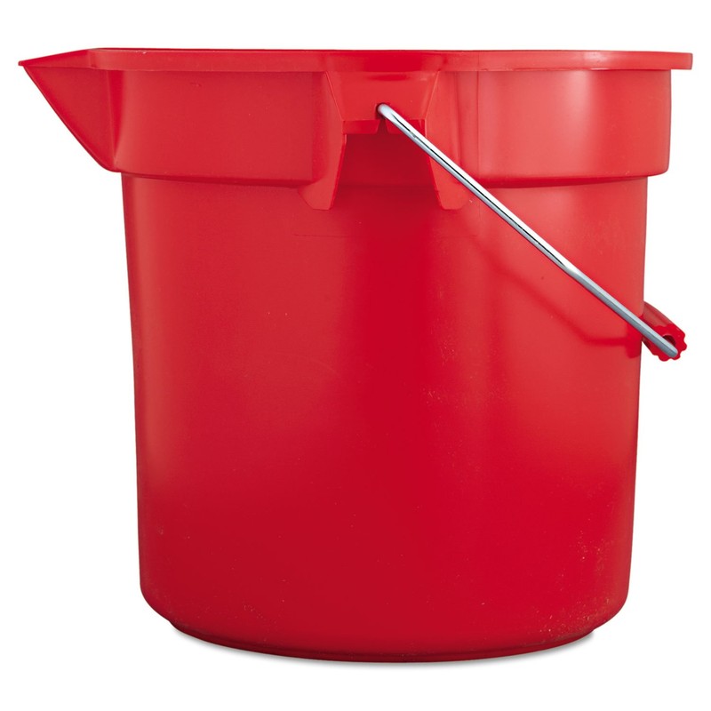 ラバーメイド(Rubbermaid)BRUTEバケツ (L) 13.2Lレッド FG261400RED