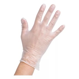 HiCuiLi Guantes Vinil/vinilo Transparente 10 Cajas Talla Chica