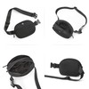WESTBRONCO Fanny Packs for Women Men, Belt Bag, Black
