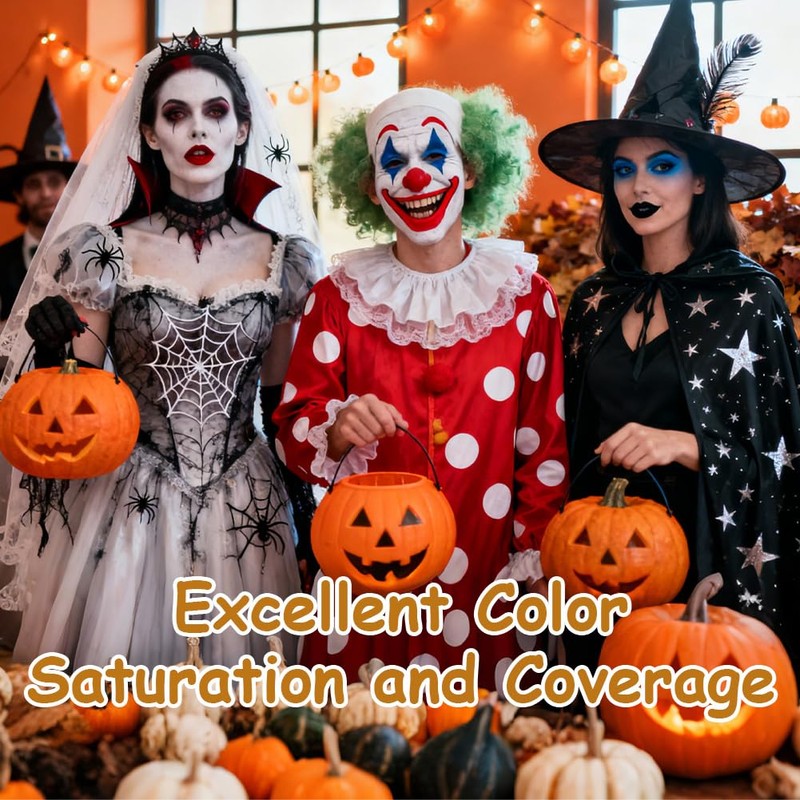 Alaoo Body Painting, 42 Colori Truccabimbi Kit, Solubile in Acqua