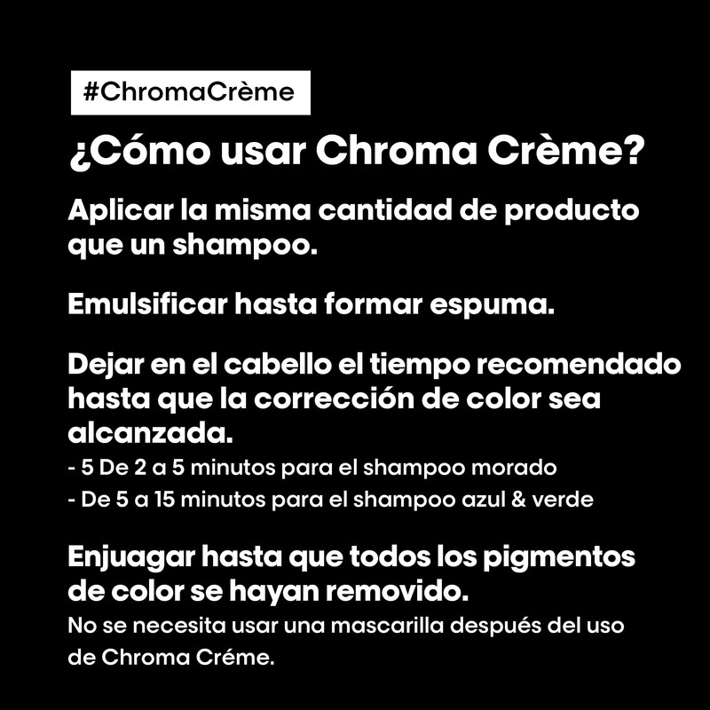 L'Oréal Professionnel Shampoo Matizador de Reflejos Cálidos Rojizos Chroma Creme