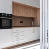 KOPPALIVE 2-Pack Solid Brass Kitchen Cabinet Pulls, Gold Modern T-Bar