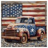 American Truck Puzzles for Adults 1000 Pieces, Vintage USA Flag