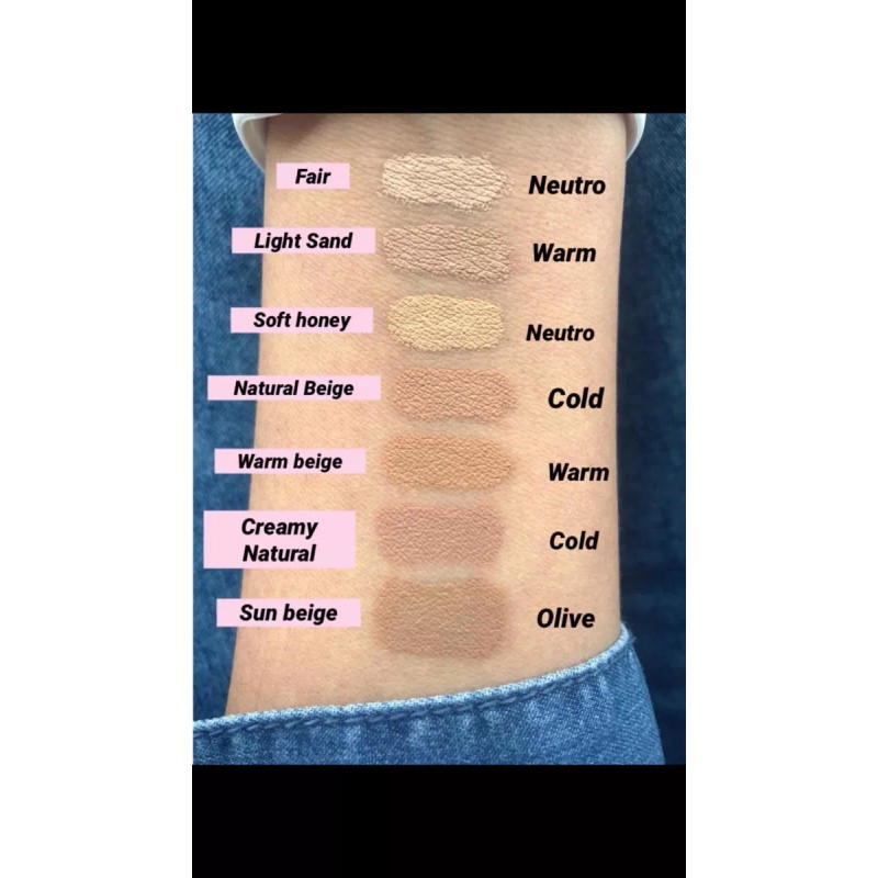 Seytú Kit Completo De Maquillaje Base Polvo Corrector