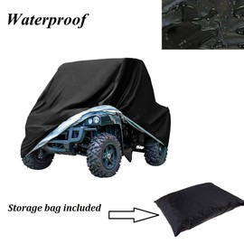 GES ATV Cover Outdoor Protection, Universal ATV Quad Bike Cover - Waterproof, Heavy, Anti-UV (XXL)