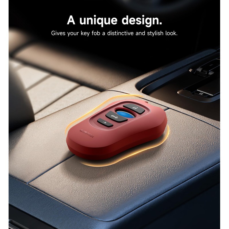 SURITCH for Subaru Key Fob Cover, Tough PC Soft TPU