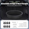 TUSGENK 39 Inch Fire Pit Ring for Outside, Large Smokeless