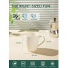 Sweese Porcelain Coffee Mugs - 16 Ounce - Set of